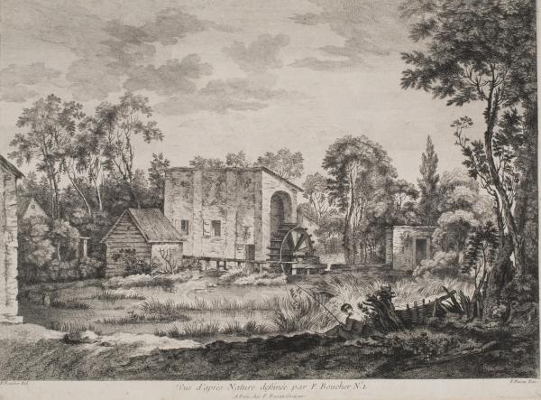Буше Ф. Базан П. гравер (1723 - 1797)